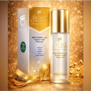 Secret Collagen Multi Vitamin E, A & C Hydration Night Moisturizer $395 Retail